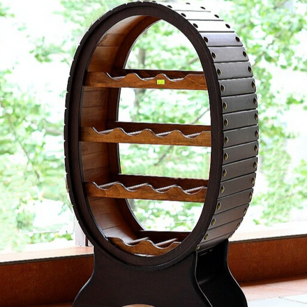 Wooden Bar Kitchen Storage Shelf Holder