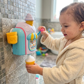 Ice Cream Bubble Foam Maker Bath Toy