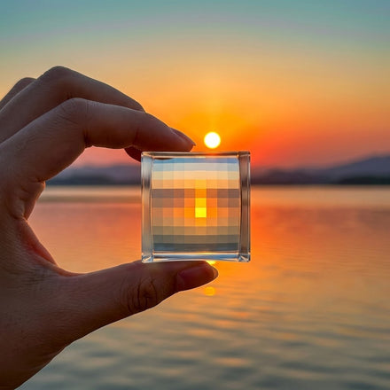 Pixel Lens Crystal Photo Filter Decor