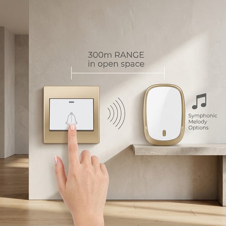 Waterproof Cordless Wireless Doorbell