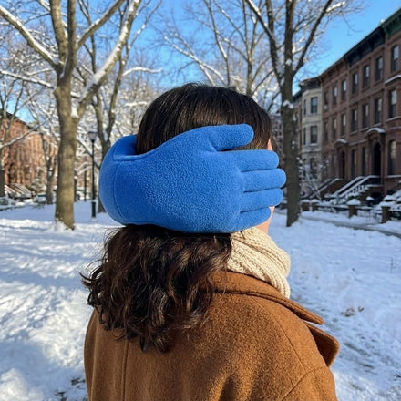 Hand Shape Plush Winter Earmuff
