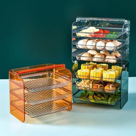 Multi-Layer Stackable Kitchen Storage Rack