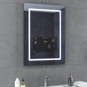 Smart Anti-Fog LED Wall Bathroom Mirror