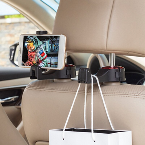 Multifunctional Car Back Seat Phone Holder Hanger