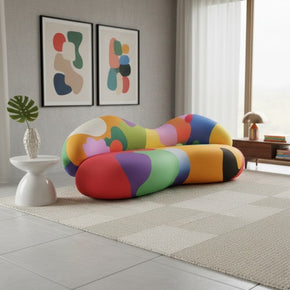 Rainbow Art Irregular Modular Lounge Sofa