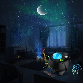 Starfield Galaxy Speaker Light Projector