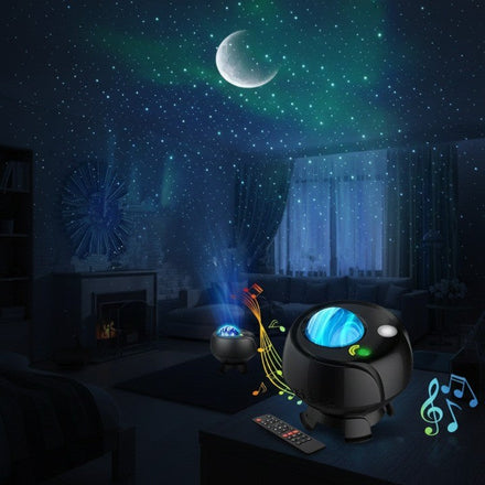 Starfield Galaxy Speaker Light Projector