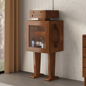 Playful Happy Robot Retro Cabinet