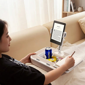 Work & Chill Rotating Tablet Pillow Desk