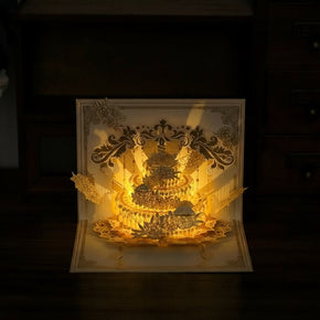 Illuminated Pop Up Birthday Gift Card