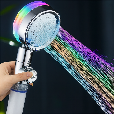 Hydro Colorful High-Pressure Rainfall Shower Head
