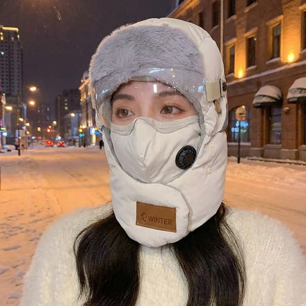 Windproof Full-Face Thermal Winter Hat