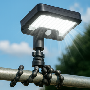 Flexible Tripod Solar Powered Motion Sensor Outdoor Light