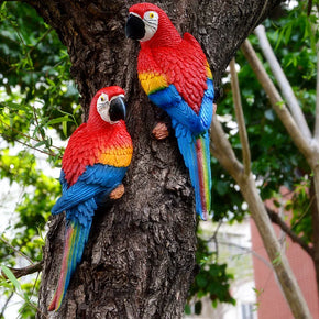 Tropical Vibe Parrot Tree Decor