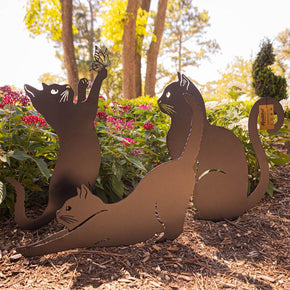 Mystical Black Cat Creative Garden Figure