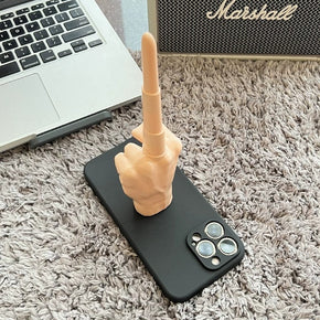 3D Middle Finger Collapsible iPhone Case