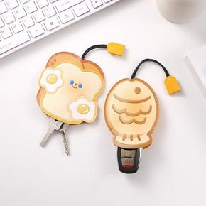 Cartoon Leather Universal Pull-Out Key Case