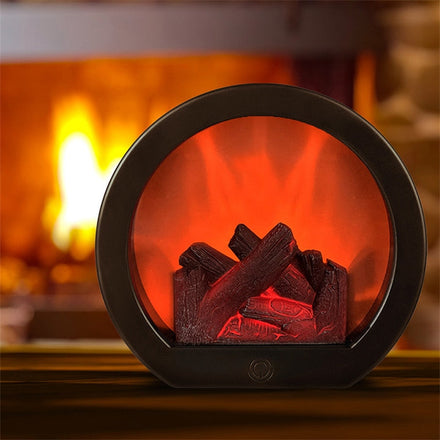 Inferno Portable Fireplace Night Lamp