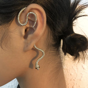 Shiny Snake Wrap Earring
