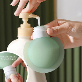 Leakproof Silicone Squeeze Bottle Travel Liquid Dispenser