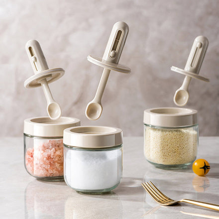 Creative Mini Seasoning Jar with Spoon