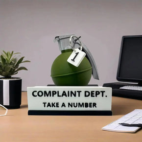 Passive-Aggressive Office Energy Desk Sign