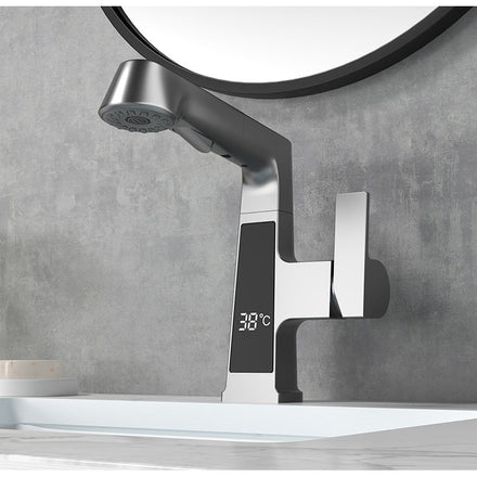 Elegant Temperature Display Smart Faucet