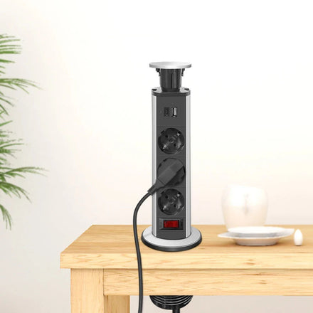 Cable Organizer Table Socket Pop-Up Power Strip