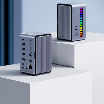 RGB LED Rhythm USB Docking Station