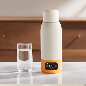 Smart Digital Adjustable Temperature Travel Heating Thermos