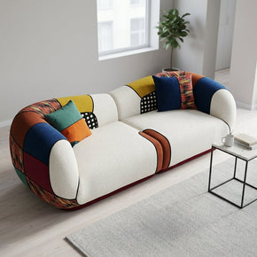 Matissero Bold Patchwork Colorblock Lounge Sofa