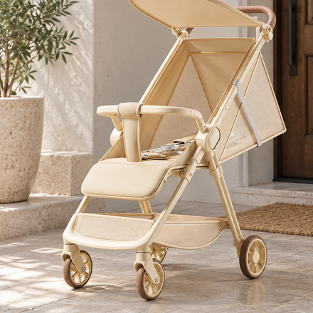 Canopy Cruise Lightweight Reclining Baby Stroller