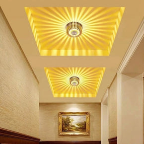 Sunburst Art LED Ceiling Light