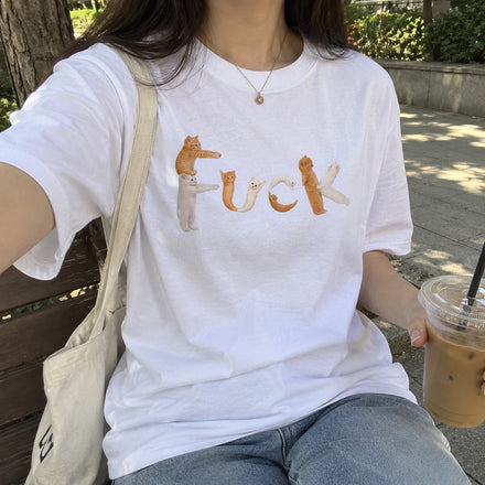 Zero Fluffs Given Funny Cat T-Shirt