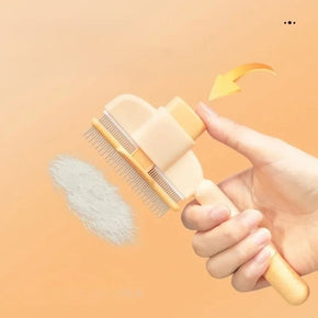 Flea Removal Easy Self-Cleaning Pet Brush