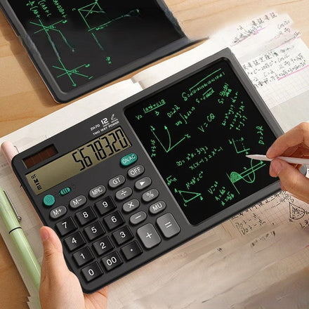 Portable Scientific LCD Notepad Calculator