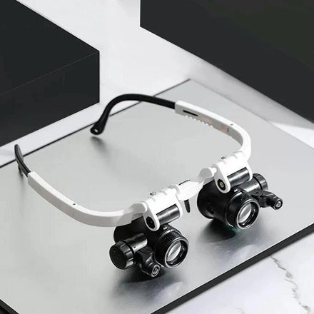 Double Magnifier Led Eye Microscope
