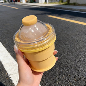 RoundRoll Foldable Silicone Ice Ball Drink Cup