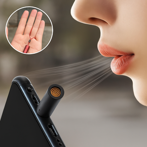 Heat Coil Breath Trigger Windproof Phone Lighter