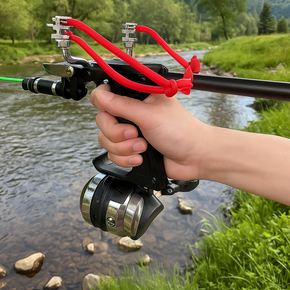 Long-Range Telescopic Fishing Laser Slingshot