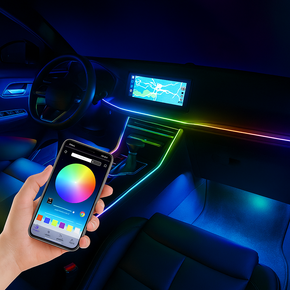 Bluetooth RGB Symphony Car Ambient Light Kit