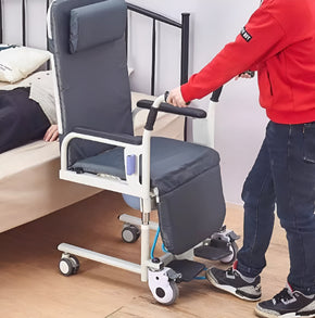 Height Adjustable Armrest Patient Transfer Mobility Chair