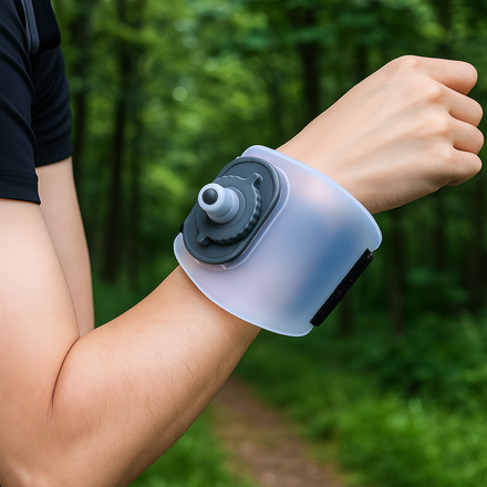Wristband Hands-Free Water Bottle