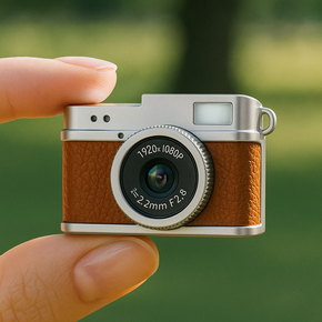Vintage Digital Camera Style Necklace