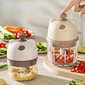 Cute Bear Rechargeable Anti-Slip Electric Grinder