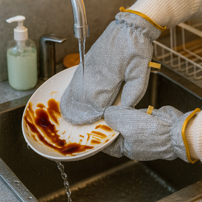 Heavy Duty Steel Wire Dishwashing Cleaning Gloves