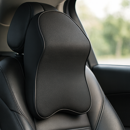 Comfort Time Memory Foam Car Pillow Headrest