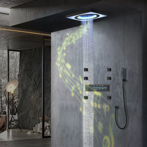 Rainfall Smart LED Music Shower System