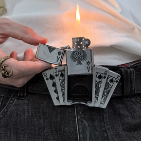 Kerosene Lighter Metal Buckle Belt