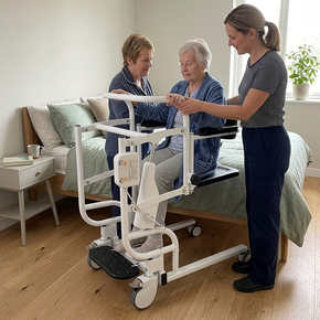 Caregiver Electric Patient Transfer Commode Chair
